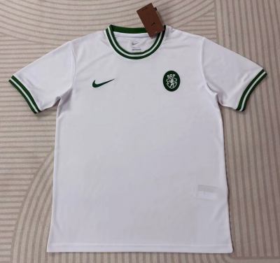 2526 Sporting LS white special version jersey size S-2XL